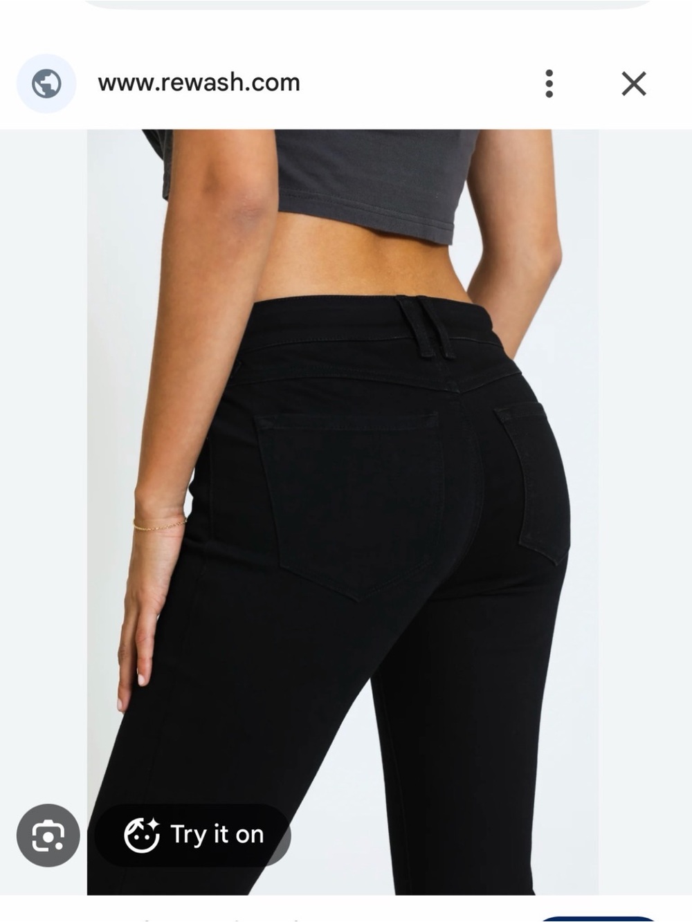 Black Women’s Rewash Jeggings/stretch Jeans - Classic Slim Fit